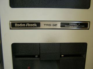 Vintage Radio Shack TRS - 80 Computer Model 4,  Printer Manuals Floppy Disks Paper 2