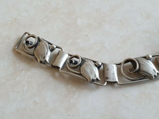 Denmark C.  Brumberg Hanse 830S Sterling Silver Bracelet 4