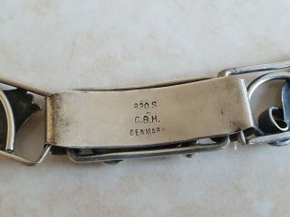 Denmark C.  Brumberg Hanse 830S Sterling Silver Bracelet 5