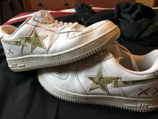 1/25 Very Rare A Bathing Ape Size 10 Men’s Shoes Never Worn Bapesta