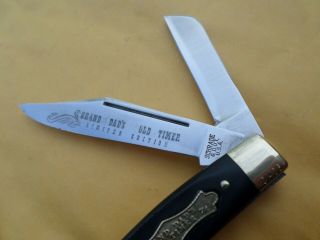 Vintage Schrade Grand Dad ' s Old Timer Stockman Knife USA Near 