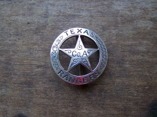 Vintage Texas Ranger Coin Badge
