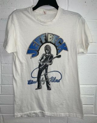 Vintage Jeff Beck 1975 Blow By Blow Concert Tour Yardbirds Rare T - Shirt Small S