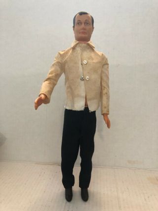 1965 Man From Uncle U.  N.  C.  L.  E.  Napoleon Solo Gilbert 12 " Doll Figure Vintage