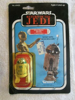 Starwars 694 Return Of The Jedi Artoo - Detoo R2 - D2 Vintage 1983 Carded Kenner