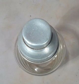 Vintage ART DECO Cocktail Shaker for PHILCO RADIO BAR Fostoria Glass 4