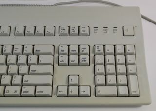 Vintage Apple Extended Keyboard II & Desktop Bus Mouse II Set w/ Cords 4