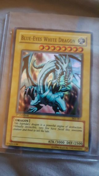 Best Offers Accepted: Ultra Rare Blue Eyes White Dragon Holo 1st Edition