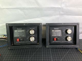 2 Vintage Sansui Sp - 2500a Speaker Crossover Control Panels