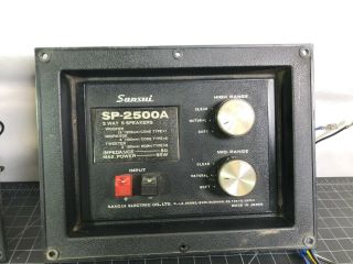 2 Vintage Sansui SP - 2500A Speaker Crossover Control Panels 3