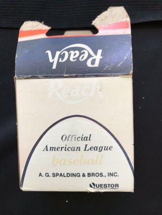 VINTAGE 1960s AMERICAN LEAGUE BASEBALL JOE CRONIN Opened No.  0.  W/BOX 6