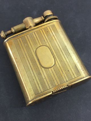 Vintage Park Sherman Lift Arm Pocket Lighter - 18k Gold Plated
