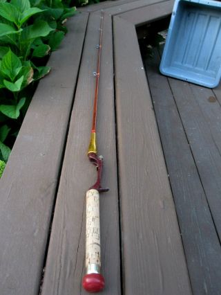 Vintage Heddon Pal Musky Special 1 - Piece Casting Trolling Fishing Rod 5 