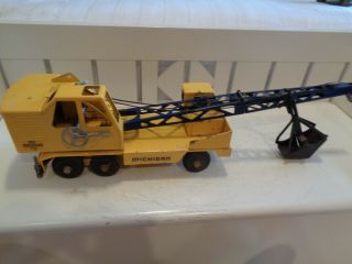 Vintage Yellow Nylint Model T - 24 Mobile Clam Shell Crane