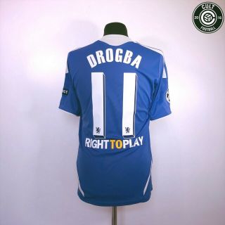 Didier Drogba 11 Chelsea Vintage Adidas Cl Home Football Shirt (s) (m) 2011/12