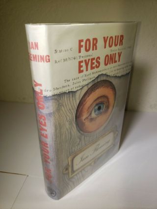 RARE Ian Fleming For Your Eyes Only First Impression Jonathan Cape UK 1960 5