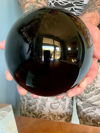 Rare XL Silver Sheen Obsidian Crystal Sphere Ball 5