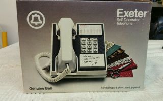 Bell Telephone Vintage At&t Exeter Touch Tone Phone Nos Look