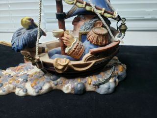 Rare James Christensen Porcelain Sculpture Figurine Waiting for the Tide 8