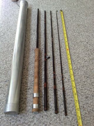 Orvis 7’ 4 Pc.  Travel/smugglers Fly Rod W/case 6 - 7wt.  Unmarked Nr
