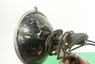 VINTAGE 1920s MOTORCYCLE SPOT LIGHT WITH BRACKET HARLEY INDIAN 2