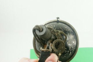 VINTAGE 1920s MOTORCYCLE SPOT LIGHT WITH BRACKET HARLEY INDIAN 3