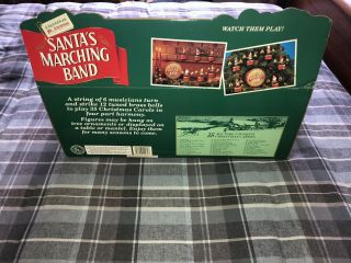 Vintage Mr.  Christmas Santa ' s Marching Band Christmas Carols 3