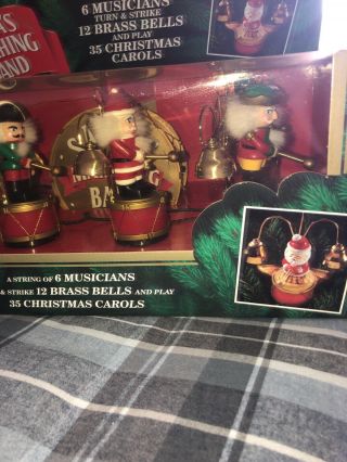 Vintage Mr.  Christmas Santa ' s Marching Band Christmas Carols 8