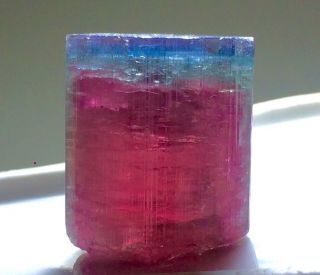 12 Gram World Class 4 Color Zones Rare Purple Cap Tourmaline Crystal