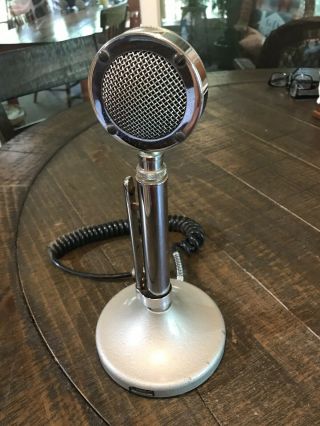 Vintage Astatic Radio Microphone D - 104 & Tug8 Stand