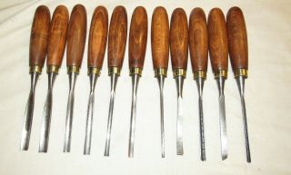 11 Woodworking Chisels Gouges Vintage Carving Chisels Tools Old Woodworking Tool