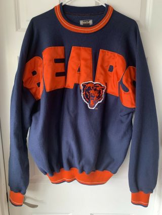 Rare,  Vintage Legends Athletic Chicago Bears Block Letters 80s 90s Sweatshirt