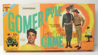 Gomer Pyle Board Game No 3822 Complete Vintage Transogram 1964