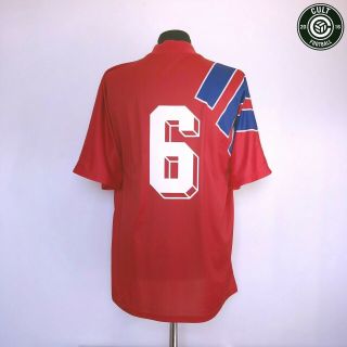 Effenberg 6 Bayern Munich Vintage Adidas Equipment Football Shirt 1991/92 (xl)
