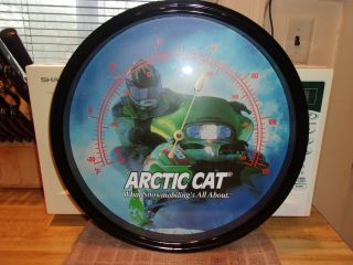 Vintage Arctic Cat Dealer Thermometer Artic