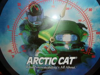 Vintage Arctic Cat Dealer Thermometer Artic 2