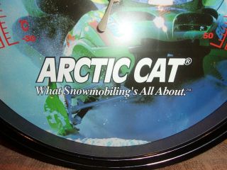 Vintage Arctic Cat Dealer Thermometer Artic 4