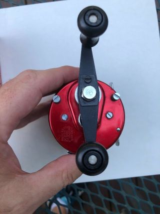 Vintage Abu Garcia Ambassadeur 5500 DA Red reel.  Made in Sweden Ambassador 3