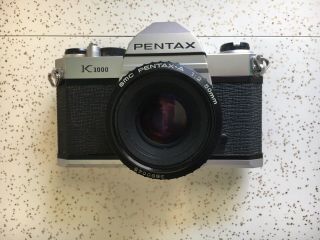 Pentax K1000 Camera Body,  50mm Lens Vintage 35mm