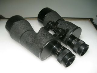Vintage 9 X 50 Coated Optics Binoculars Left Right Focus Adjustment