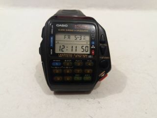 Rare Vintage Casio Cmd - 40 Tv Remote Control Watch