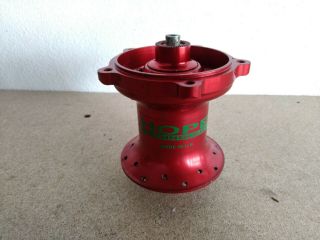 Vintage Hope Big Un Red Front Hub,  From A Yeti
