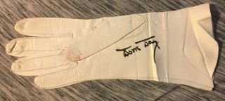 Doris Day Hand Signed Autograph Leather Glove Rare One Of A Kind W/coa