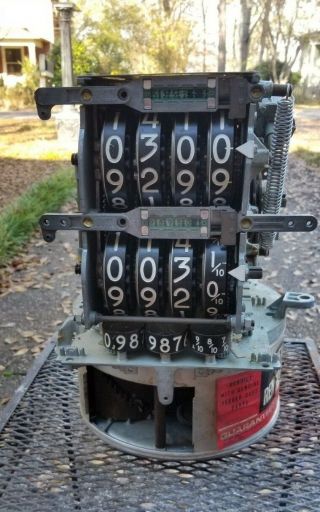 Vintage Veeder - Root Gas Fuel Meter Counter
