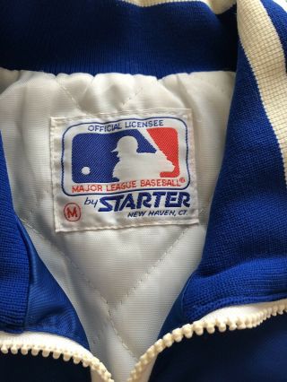 Vintage LA Dodgers Satin Starter Jacket Bomber Sz M Los Angeles MLB Baseball 2