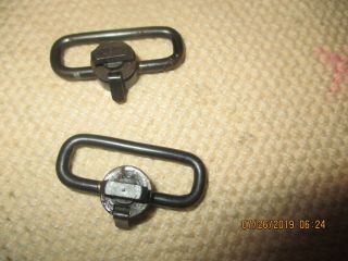 Mossberg Quick Detachable Swivels W/screws And Barrel Band - Vintage