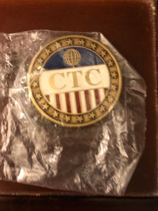 Rare Cia Ctc Support Challenge Coin 1.  75 "