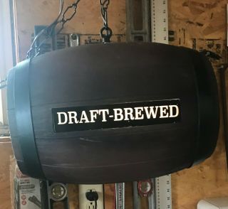 Vintage Blatz Rotating Beer Keg Motion Sign Late 1950 ' s Early 1960 ' s Brewerania 3