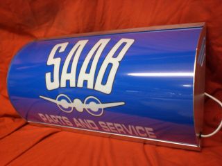 Saab,  96,  95,  93,  900,  Turbo,  92,  Garage,  Workshop,  Mancave,  Light Up,  Sign,  Vintage,  Display