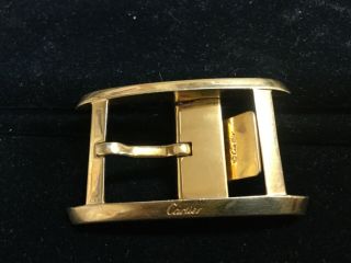 Vintage Men’s Cartier Belt Buckle Gold Tone